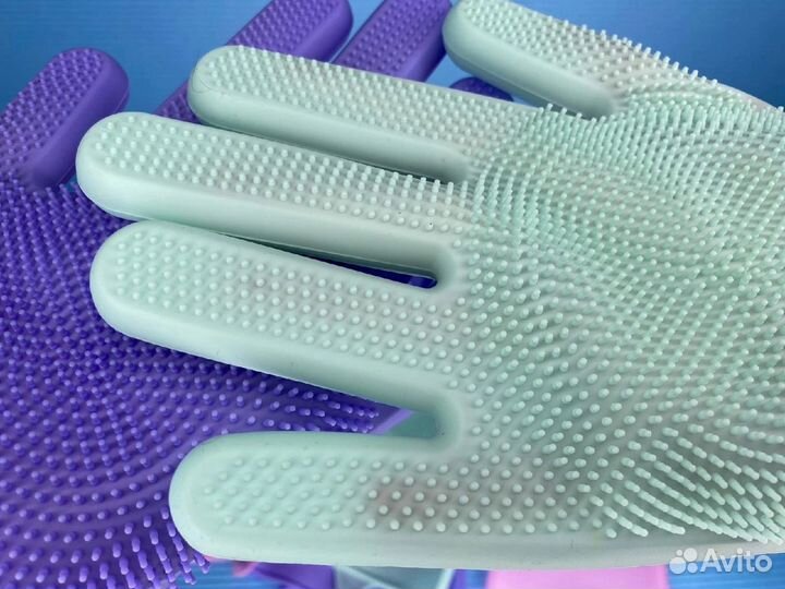 Перчатки для мойки посуды животных Magic Cleaning