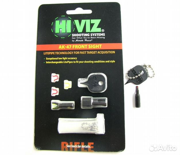 Оптоволоконная мушка HiViz AK2010 для ак (Сайга, Т