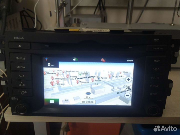 Штатная магнитола Kia Mohave