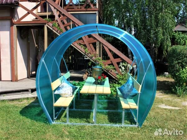 Беседка из поликарбоната