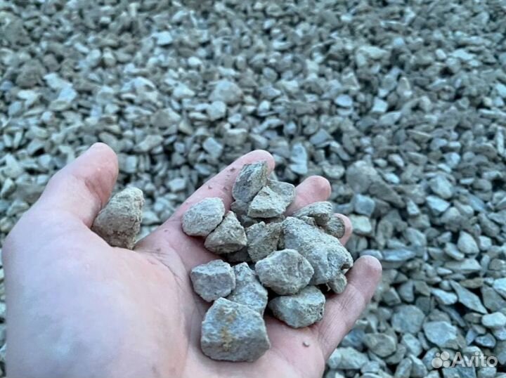 Щебень доломит