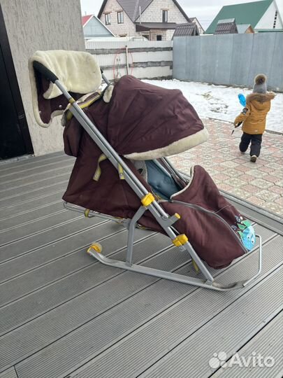 Коляска санки