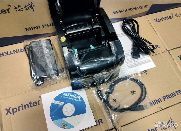Термопринтер Xprinter XP-365b USB Принтер этикеток