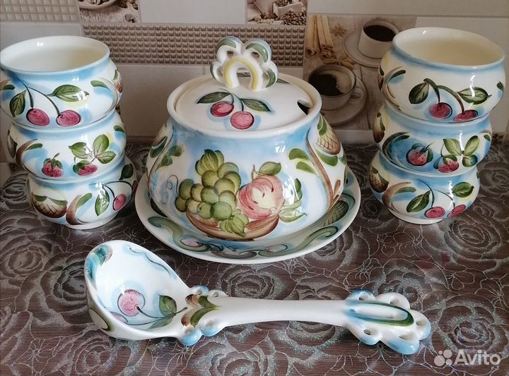 Компотница, Супница, чайные пары