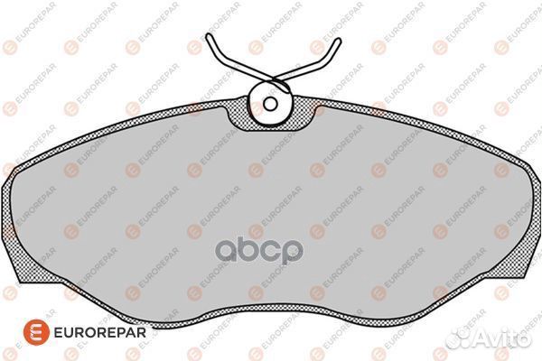 Колодки opel vivaro 01 1617258080 eurorepar