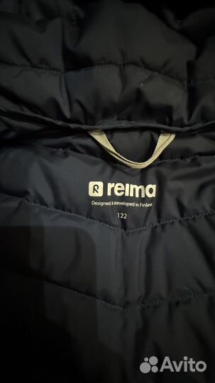 Пуховик куртка reima 122 тонкий