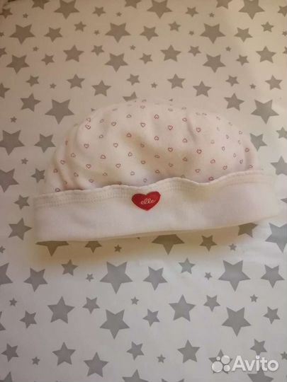 Шапка для новорождённых Elle