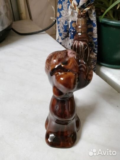 Статуэтка пудель. Керамика