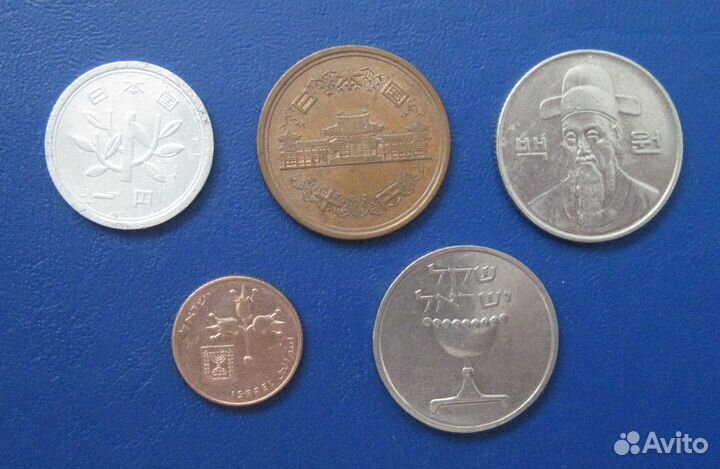 Монеты стран Азии Подборка