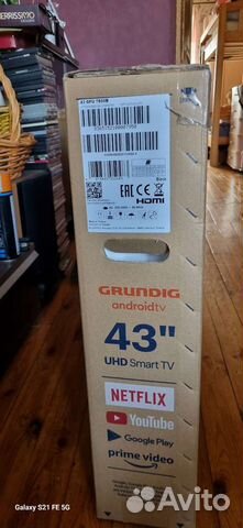 Продам новый в упаковке смарт тв Grundig gfu7800b