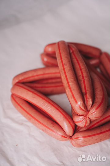 Сосиски свиные копченые