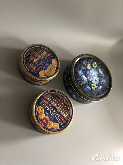 Жестяные банки для хранения