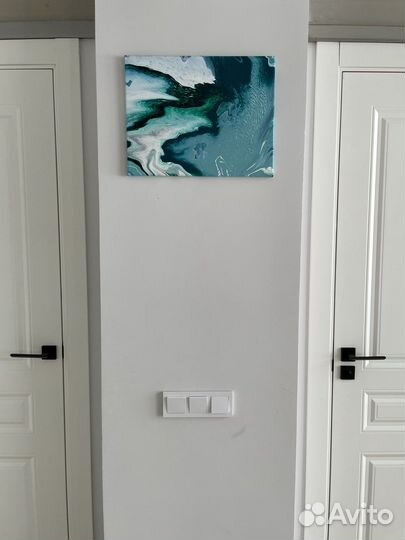 Картина флюид арт