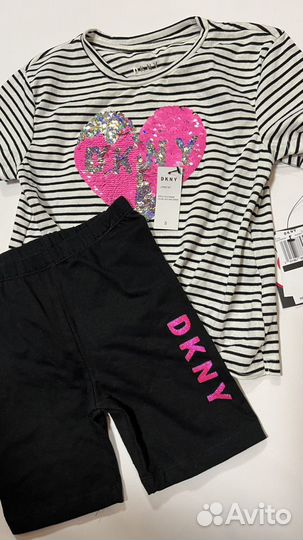 Новый комплект для девочки dkny