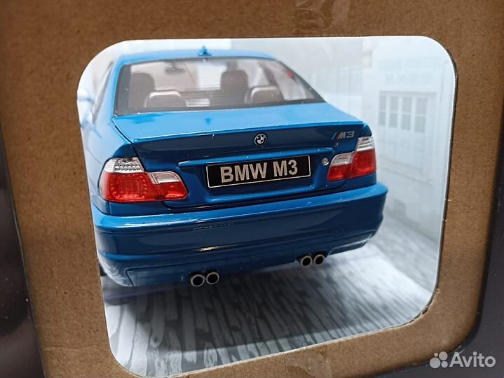 BMW M3 E 46, 2000 год Solido 1:18