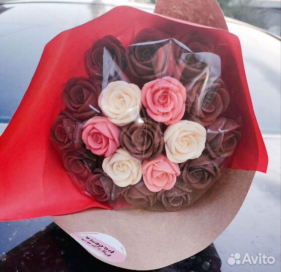 Букет из шоколадных роз