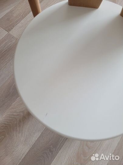 Детский стол и стул деревянные