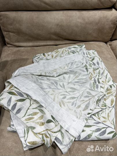 Штора изо льна 150х210