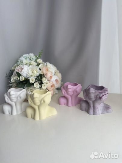 Нипчовые кашпо, ваза, декор