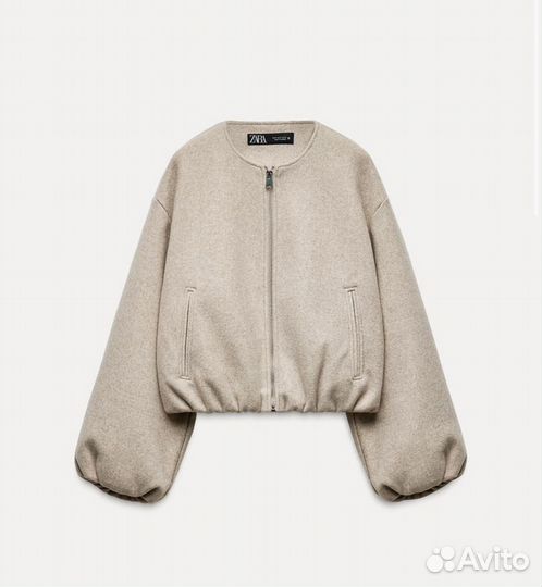 Бомбер zara xs