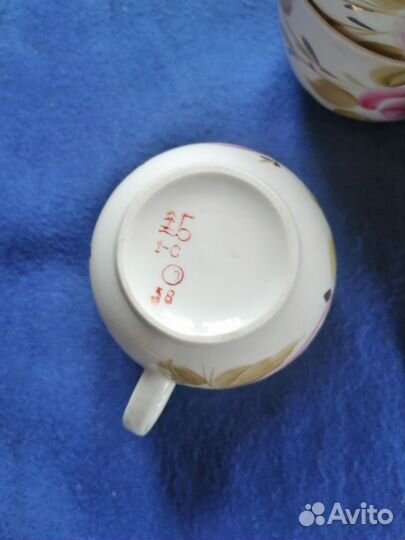 Фарфоровые чашки СССР