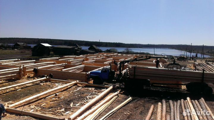 Срубы домов и бань
