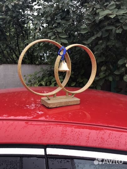 Кольца на машину свадебные