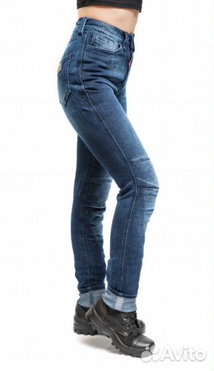 Мотоджинсы EF56 Zena Slim Fit синий