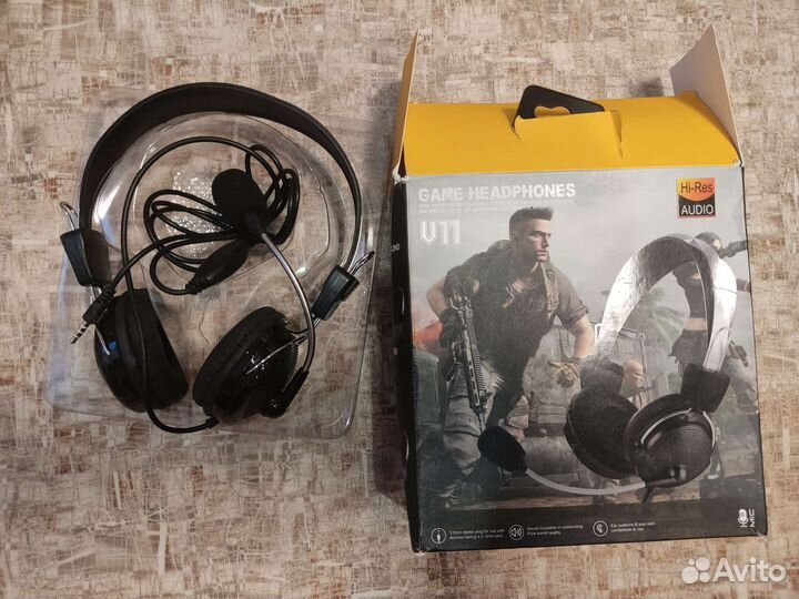 Игровые наушники с микрофоном