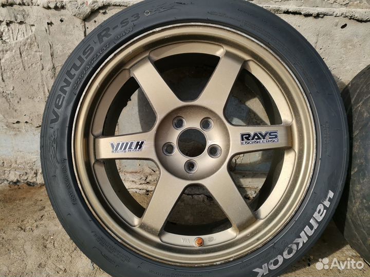Диски Rays TE37 R17 5Х100 Subaru Impreza WRX STI