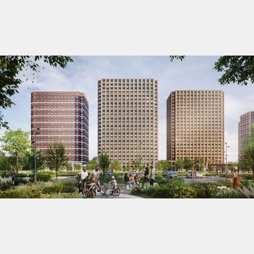 2-к. квартира, 66,1 м², 16/23 эт.