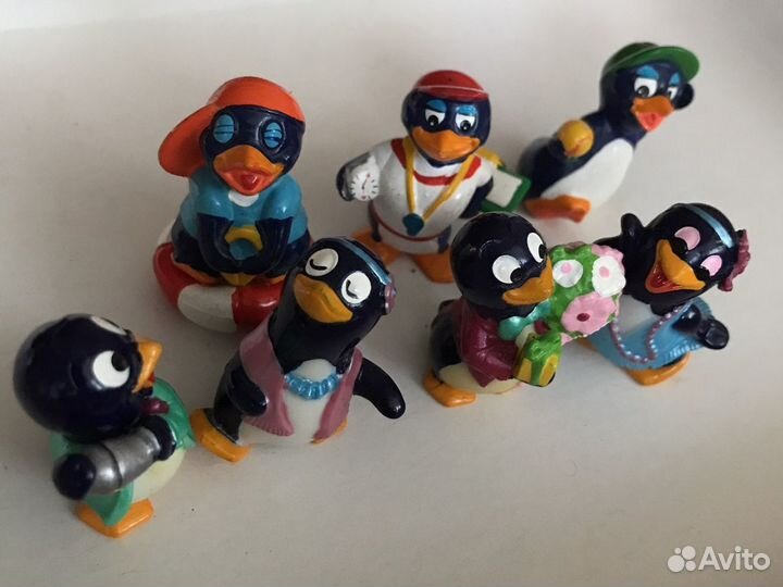 Игрушки. Киндер Сюрприз. Пингвины