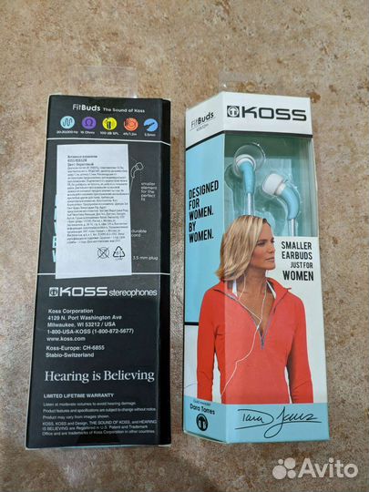 Наушники внутриканальные Koss KEB32 3.5мм