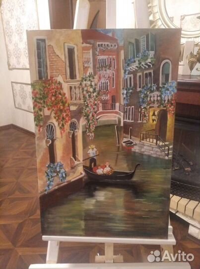 Картина маслом на холсте большая