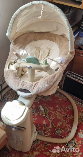 Детские электронные качели для новорожденных