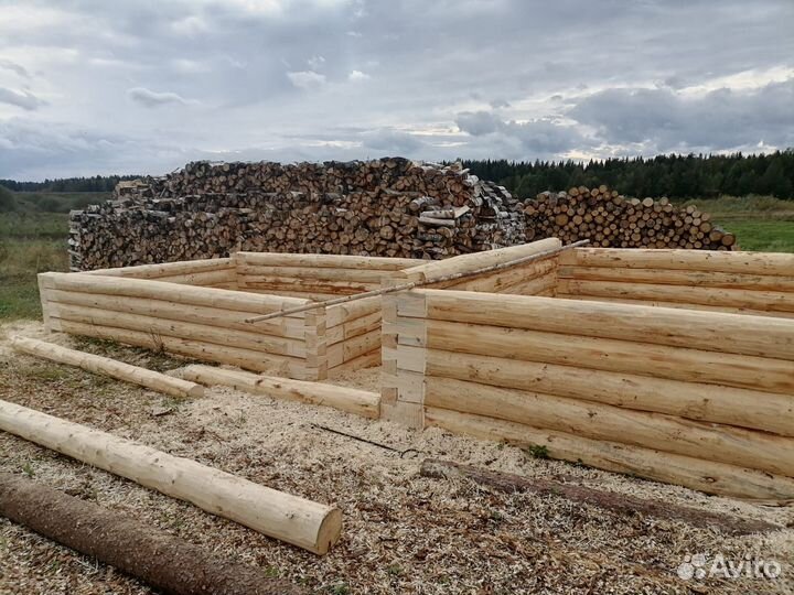 Сруб бани 3х4