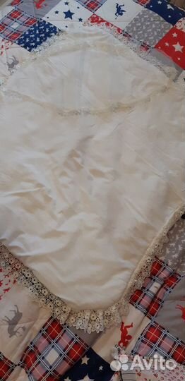 Одеяло для выписки бежевое