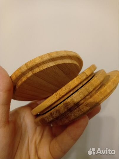 Бамбуковая подставка под чашку/стакан Икеа