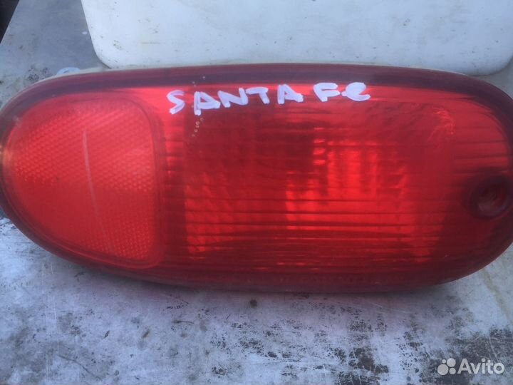 Hyundai santa fe фонари в задний бампер