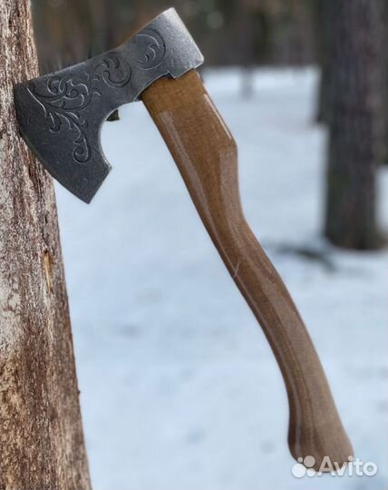 Топорик походный викинг кованый
