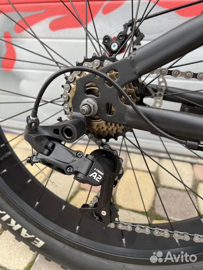 Велосипед фэтбайк горный TimeTry TT065 Черно-Синий