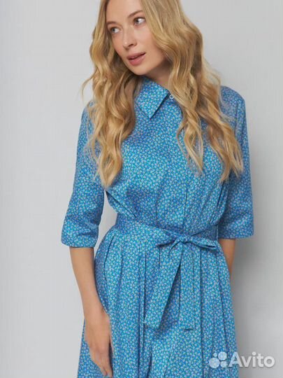 Платье макси из итальянского хлопка