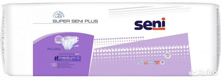 Подгузники для взрослых super seni Plus Medium(2)