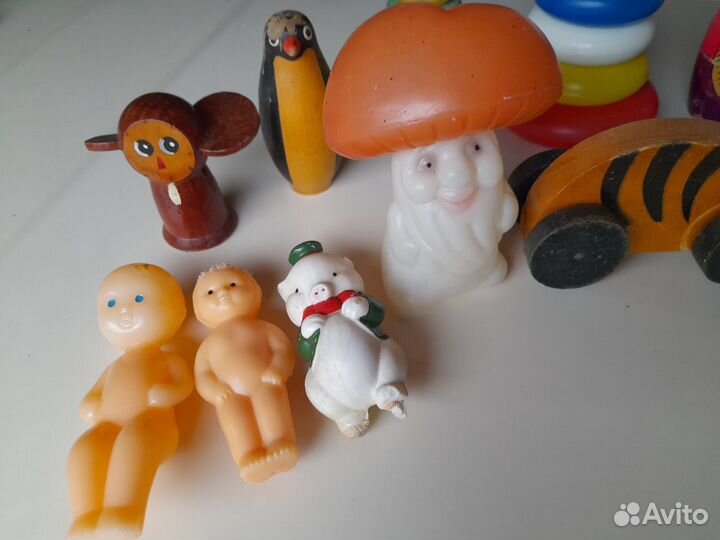 Игрушки СССР деревянные пластиковые винтаж