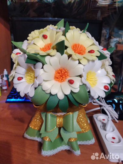 Букеты светильники из изолона