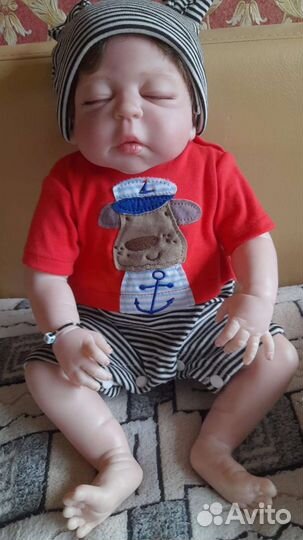 Кукла Реборн силиконовая мальчик