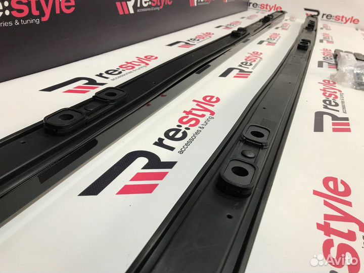 Рейлинги Land Rover Defender с19г Черные D2356