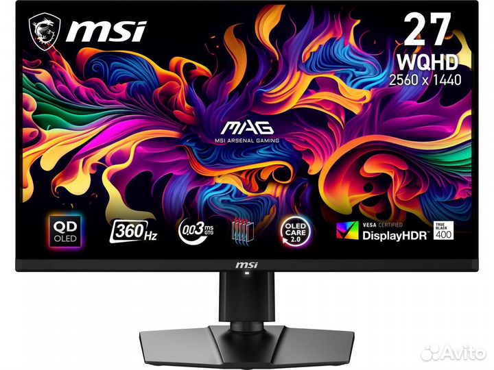 Монитор MSI MAG 271QPX QD-oled 2560 x 1440 / 360Hz
