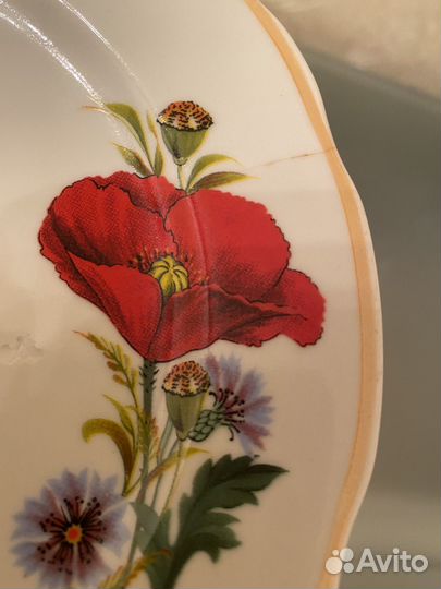 Чайно кофейная пара Красный мак