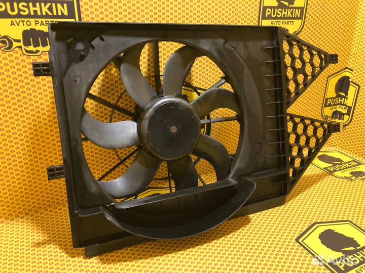 Вентилятор радиатора в сборе с диффузором Volkswagen Polo